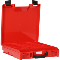 StorageTek Case Small ABS Lid-Red with Black Clasps - 33STS-RD