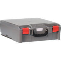StorageTek Case Large Clear Lid PC c/w dividers-Grey - 33STLC-GY