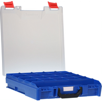 Storagetek Case Small PC Clear Lid-Blue - 33STSC-BL