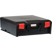 StorageTek Case Large ABS Lid c/w dividers-Black - 33STL-BK