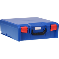 StorageTek Case Large ABS Lid c/w dividers-Blue - 33STL-BL