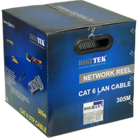 Digitek CAT6 4 Pair Data Cable UTP 305M Box - Grey - 03JCAT6B-GY