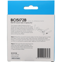 Hills Antenna BC15172B RG6 & RG59 Coaxial Cable Stripping Tool in Display Box - BC15172B