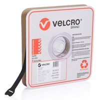 ONE-WRAP STRAPS BLACK 25mm x 300 mm [75] ROLL