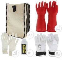 GLOVE KIT, INSULATED CLASS 0 1000V, 360mm, SIZE 11