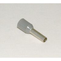 TERMINAL BOOT LACE 2.5mm2 GREY [100]