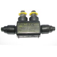 CONNECTOR, INLINE PIERCING WITH YELLOW TAG, 6-95mm CU/AL