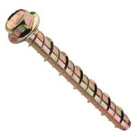 ANKASCREW ANCHOR, HEX FLANGE 5mm x 30mm (100)