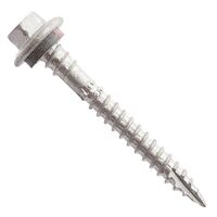 SCREWS, T17 HEX HD CL 4 12G x 65mm [100], W/ SEAL