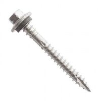 SCREW, T17 12G x 50mm HI-GRIP HEX HEAD WITH SEAL CL4 [1000]