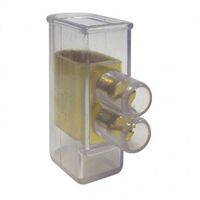 SCREW CONNECTOR, 100A, CLEAR DOUBLE, 2 x 16mm (25) JAR