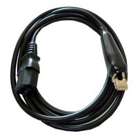 EARTH BOND LEAD AND ALIGATOR IEC TO ALIGATOR 2m LEAD