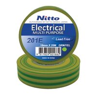 TAPE 0.15mm x 18mm x 20m Ins. GREEN/YELLOW
