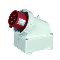 PLUG,APPLIANCE INLET,SURF MNT 4P, 400V, 16A, IP67, 6H,IEC309