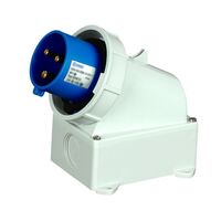 PLUG,APPLIANCE INLET,SURF MNT 3P, 230V, 32A, IP67, 6H,IEC309