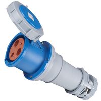 SOCKET,EXTENSION, IEC309, IP67 3 PIN, 230V, 125A, 6H
