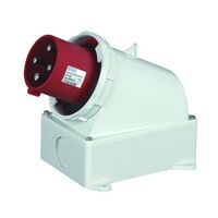 PLUG,APPLIANCE INLET,SURF MNT 4P, 400V, 63A, IP67, 6H,IEC309