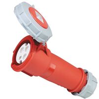 SOCKET,EXTENSION, IEC309, IP67 4 PIN, 400V, 32A, 6H