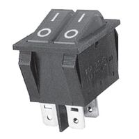 ROCKER SWITCH ON-OFF DPST 15A 4 PIN, SMALL