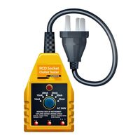 RCD POLARITY & SOCKET OUTLET TESTER
