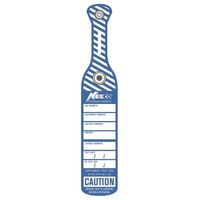 TEST TAG INDUSTRIAL PUSH CLIP COLOUR BLUE [75]