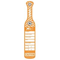 TEST TAG INDUSTRIAL PUSH CLIP COLOUR ORANGE [75]
