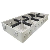 MOUNTING BASE, 8 GANG IP66 SERIES