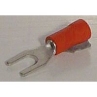 TERMINAL FORK SPADE RED SG M5 STUD SHORT [100]