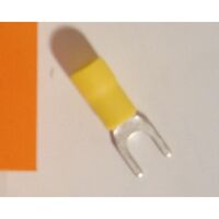 TERMINAL FORK SPADE YELLOW SG M4 STUD [50]