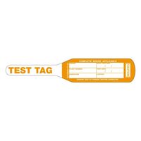 TEST TAGS, BAT STYLE ORANGE (JAN~JUNE) [100]