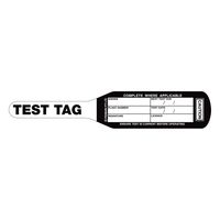 TEST TAGS, BAT STYLE BLACK (YEARLY) [100]