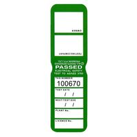 TEST TAGS, H/DUTY RECT GREEN (MAR~MAY) [100]