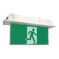 EXIT LIGHT, LED, RECESSED BLADE, 3W, 240V