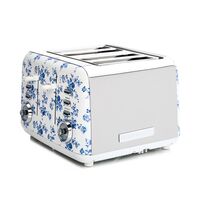 Laura Ashley 4 Slice Toaster - China Rose - LAT4CR