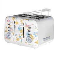 Laura Ashley 4 Slice Toaster - Elveden White - SBT583WS