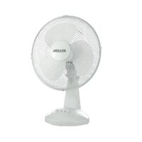 Heller 30cm White Desk Fan - HHDF30SG