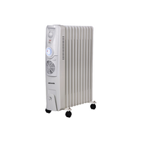 Heller 2400W 11 Fin Oil Heater with Fan & Timer - HOCH11FT