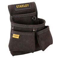 POUCH, DOUBLE NAIL POCKET LEATHER