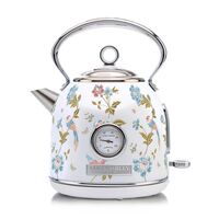 Laura Ashley 1.7L Dome Kettle - Elveden White - LADKEW