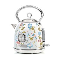 Laura Ashley 1.7L Dome Kettle - Elveden White - LADKEW