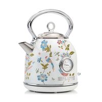 Laura Ashley 1.7L Dome Kettle - Elveden White - LADKEW