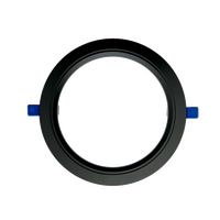 Vector Gimbal Downlight Adaptor Plate Black