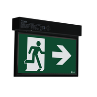 Edgeway EM Blade Black ExitSign 3W 6K