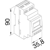 Multi-function time switch 2 channels bluetooth