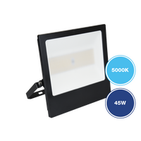 LiteW8 LED Floodlight 45W 5000K Black
