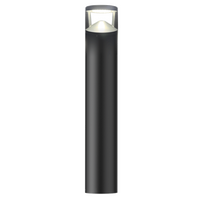 Roma TriColour Bollard 22W/16W/12W 3K/4K/5K Black