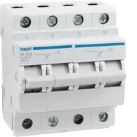 2 pole Changeoverswitch 63A I-0-II