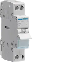 1-pole, 25A Modular Changeover Switch with Bottom Common Point