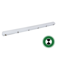 Tempest V 5CCT IP65 Emergency Wide Body Batten 60/53/48/40/36/28W 3K/4K/5K/5.7K/6.5K