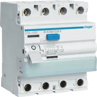 RCCB 4P 63A 30mA A Class